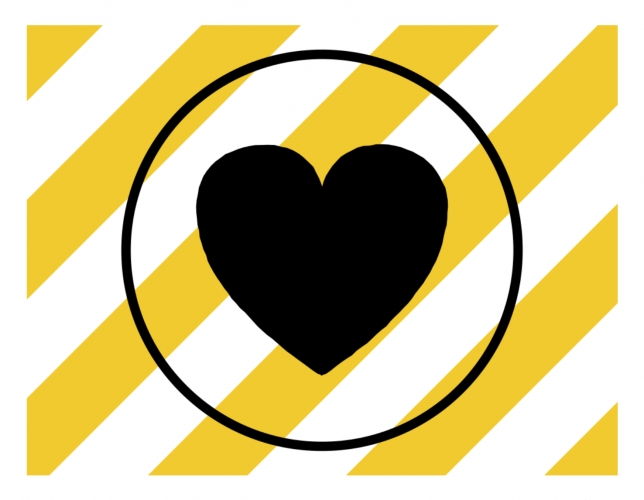 Covid-heart-striped